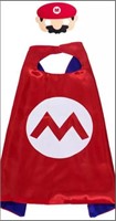 Super Mario Costume Cape and Mask Set x3
