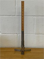 25" Vtg Dritz Skirt Marker Adjust Tool Ruler