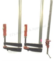 (3pc) Bar/ Pipe Clamps, Bessey