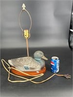 NICE OLD DUCK DECOY TABLE LAMP GREAT EARLY ONE