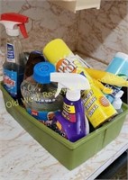 Tray of Cleaning Supplies (K)
