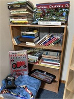 (2) Shelving Units W/ Tractor Books & Manuals