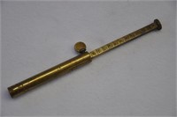 Antique Schley Howard brass powder measurer