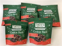 5x 130g Bags Tate's Cookie Bark Dark Chocolate