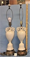 2 parlor lamps