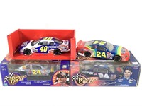 4 1:24 Scale Nascar Cars #24 & 48