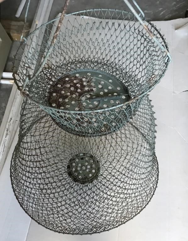 Vintage Maillinox Fishing Metal Net Bait 24" M