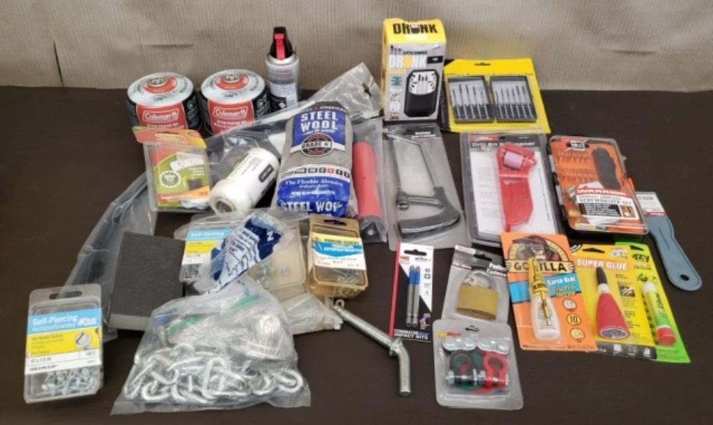 Lot of New Tools, Fasteners & More