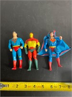 1984 and 88 superman action figures