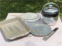 Aluminum Ice Bucket, Pans And More