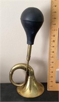 Brass bicycle horn