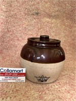 Bean Pot with Lid Crown Mark 2