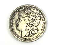 1891-O Morgan Silver Dollar, US Coin