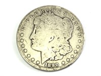 1890-O Morgan Silver Dollar, US Coin