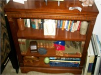 Small Bookcase with Books and Nick Nacks