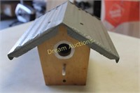 Birdhouse with Metal Roof