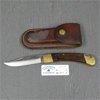 Ka-Bar 1189 Folding Knife in Sheath