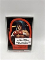 1979 TOPPS ROCKY STICKER SET MINT 22