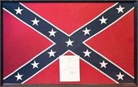 Confederate Flag Framed