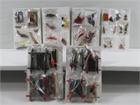 APPROX. 35 PCS. ASSORTED FISHING LOT: