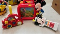 SET OF MICKEY MOUSE TOYS