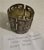 Vintage Aztec Design Bracelet