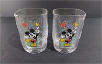 Two Mickey Mouse Glasses Walt Disney World