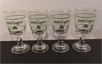 Four Irish Coffee Glasses