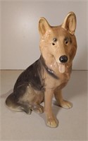German Shepherd Ceramic Dog