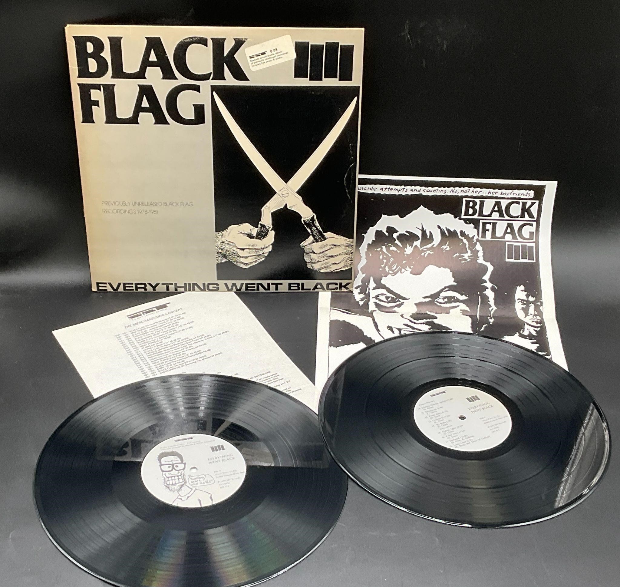 1987 Black Flag "Everything Went Black" + Inserts