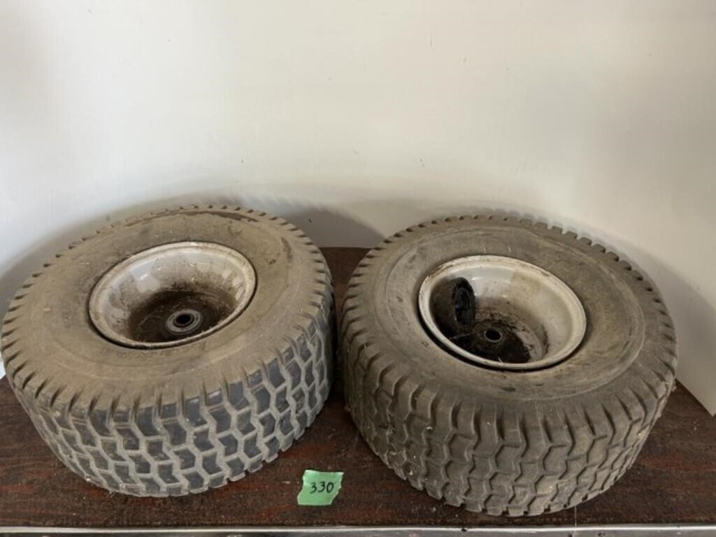 2 Riding Lawn Mower Tires 15x6-6