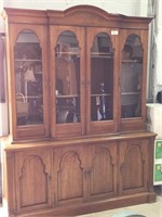 1 Lot China Cabinet With Glass Doors
