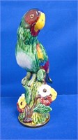 Porcelain Parrot Made In Portugal