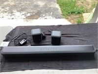 G1) POLK sound bar with speakers tested works as