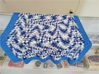 Hand Crochet Lap Blanket Afghan