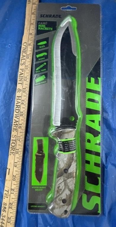 Large Factory Sealed Schrade Knife with Sheath