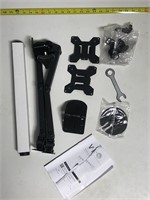 Dual Monitor Desk Kit with tools and instructions
