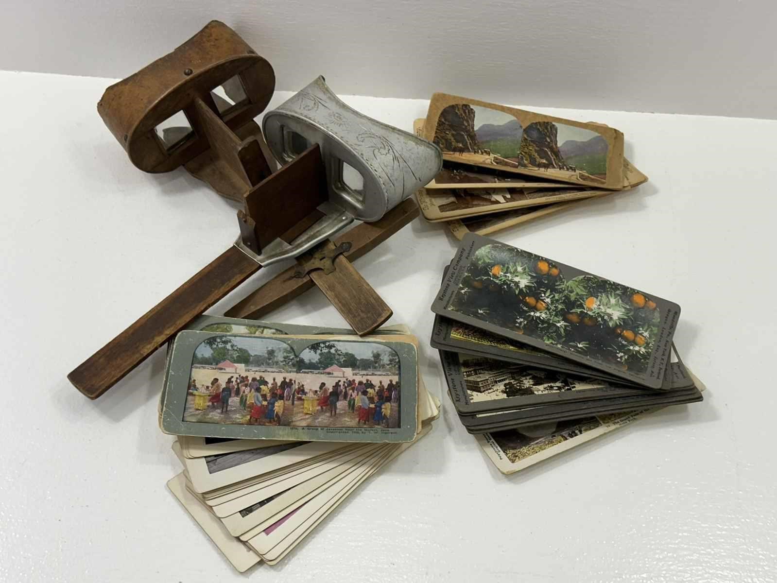 Stereoscopes with Slides (Scopes missing a part)