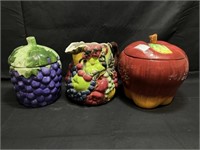 Embossed Fruit Containers