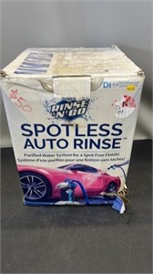 Spotless auto rinse