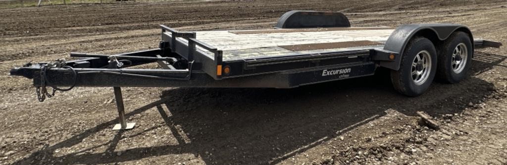 2009 18' Rainbow Excursion TiltDeck 2-3500# Axles