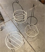 (5) Plant Baskets/Stands