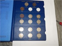 30 Different V Nickels in a Whitman album