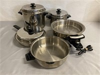 4 Pc Set Of Lifetime Cooking Pans & Pots