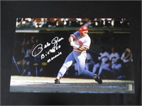 PETE ROSE SIGNED 11X17 PHOTO BIG RED MACHINE