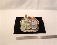 Two Ladies and Loveseat Figurine