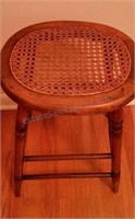 Cane Seat Stool 21x15