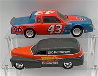 2 Die Cast Cars-Richard Petty and Pro Hardware