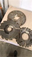 2 13.5 and 12 saw blades