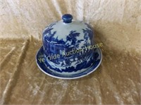 Ironstone Cheese Dome With Underplate